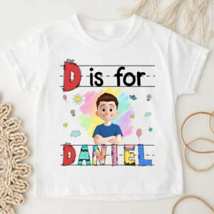 Custom Kids Name Back To School Personalized Shirt