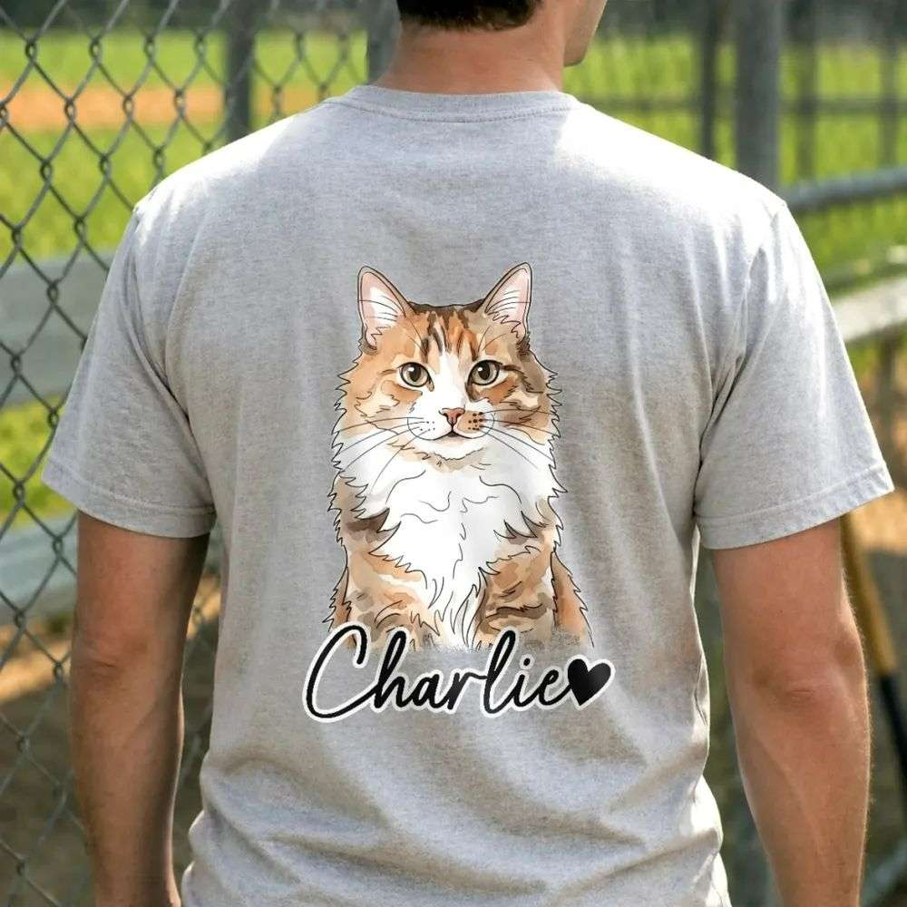 Custom Photo Unisex Personalized Father T-shirt Custom Photo Unisex Personalized Father T-shirt